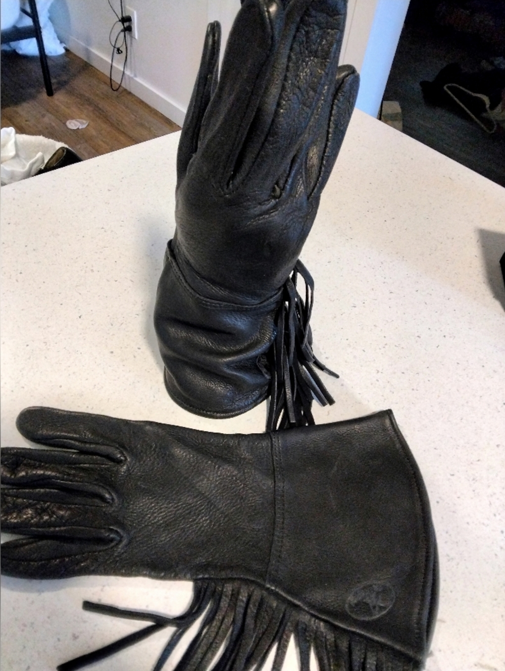 Women Riding Leather Gloves